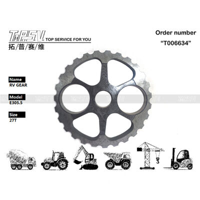 198-5010 E305.5 Excavator Travel RV Gear Parts For Travel Drive Excavator Spare Parts