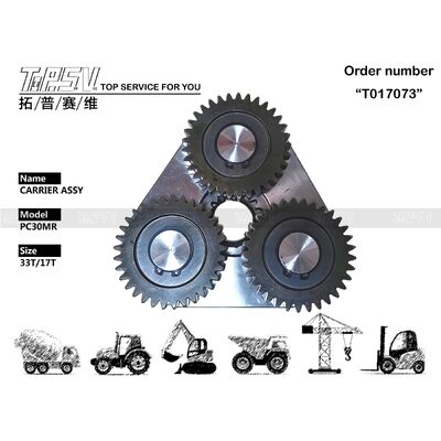PC30MR Excavator Travel 1 Stage Carrier Assy Parts For Travel Drive Excavator Spare Parts