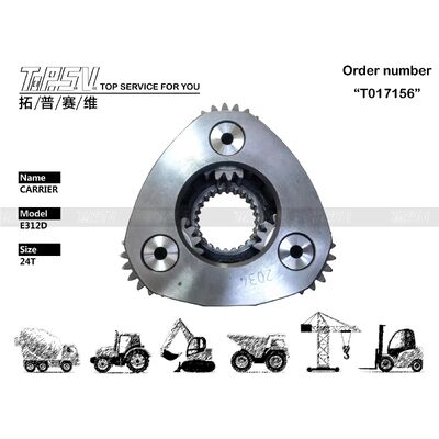E312D Excavator Swing 2 Stage Carrier ASSY Parts For Swing Drive Excavator Spare Parts