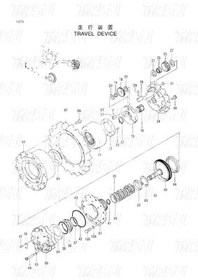 Good price Hydraulic Excavation Equipment Final Drive Motors for Heavy Duty Applications Catalog 9111033 EX60-3 online