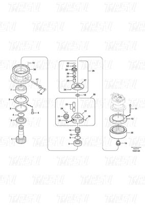 Good price VOE14541069 Premium Swing Drive Reducers for Volvo EC210B Catalog online