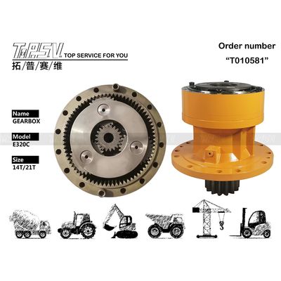 Powerful 1484644 Excavator Swing Drive E320C With Bolt On Installation