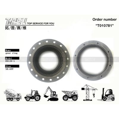 Good price EX120-1 Excavator Swing Ring Gear 1010014 Wear Resistance For Rotation online