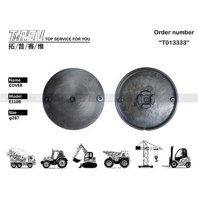 Good price 1R-5469 Black Color E110B Excavator Final Drive Cover for Compatible Hyundai Brands and Models High Durability online