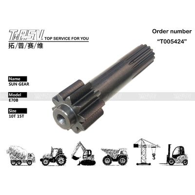 Black SY75 Excavator Travel 1 Stage Planet Gear Box Color And Dealed Bag Packaging For Heavy Duty Work