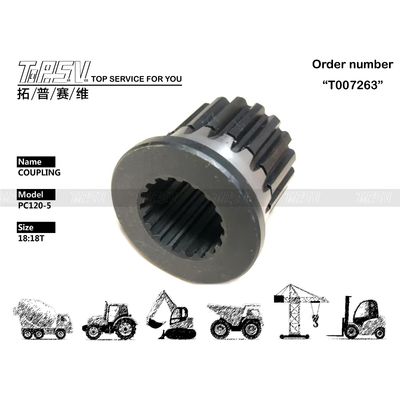 203-01-41130 PC120-5 Excavator Hydraulic Pump Shaft Parts For Gear Oil And Transport Packaging