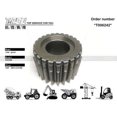 Good price 169-5590 Planetary Reducer Steel E325C Excavator Travel 3 Stage Sun Gear for Excavator Transmission System online