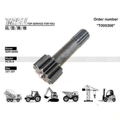 Excavator Sun Gear for PC70-8 Black Planetary Reducer