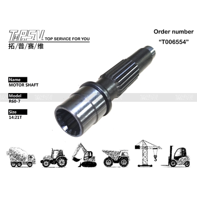 K9005752A K9005752B XKAY-00565 R60-7 Excavator Travel Motor Shaft Transmission System Excavator Hydraulic Motor Shaft Packing Size Depend On Packing Type