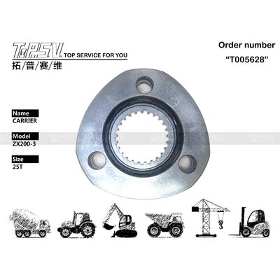 2050691 Black ZX200-3 Excavator Travel 1 Stage Carrier Device Depend On Packing Type for Easy Handling and Maintenance