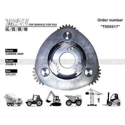 Improve Construction Productivity with ZX200-3 Excavator Travel 1 Stage Carrier ASSY Device Hydraulic Motor Drive