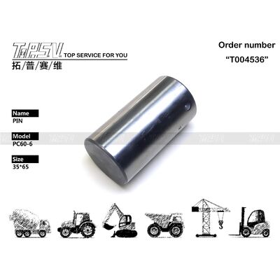 201-26-61231 PC60-6 Excavator Swing Pin Parts For Swing Drive Excavator Spare Parts