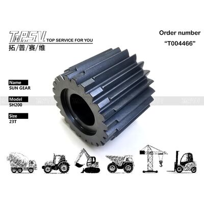 KRC0148 High Precision SH200 Excavator Swing 2 Stage Sun Gear for Machinery Repair in Excavator