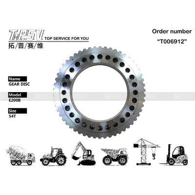 096-4318 E200B Excavator Travel 3 Stage Gear Disc Parts For Travel Drive Excavator Spare Parts