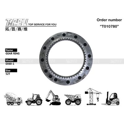 2024077 Swing 2 Stage Gearbox Ring Gear High Precision For Excavator HITACHI EX60-1