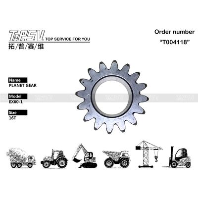 9727234 Round EX60-1 Excavator Swing 2 Stage Planetary Gear High Torque