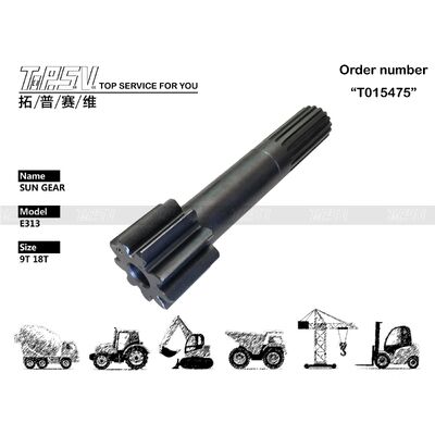 532-9416 E313 Excavator Travel 1 Stage Sun Gear Parts For Travel Drive Excavator Spare Parts