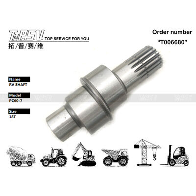 Good price PC60-7 Excavator Travel RV Shfat Parts For Travel Drive Excavator Spare Parts online