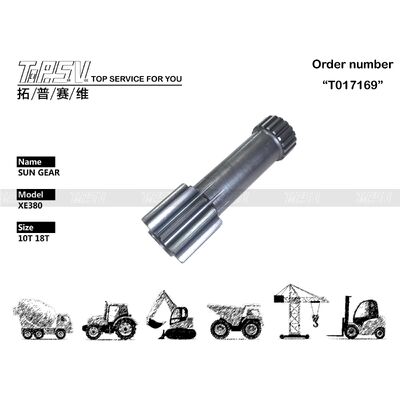 XE380 Excavator Travel 1 Stage Sun Gear Parts For Travel Drive Excavator Spare Parts