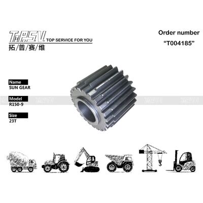 R150-9 Excavator Swing 2 Stage Sun Gear Parts For Swing Drive Excavator Spare Parts