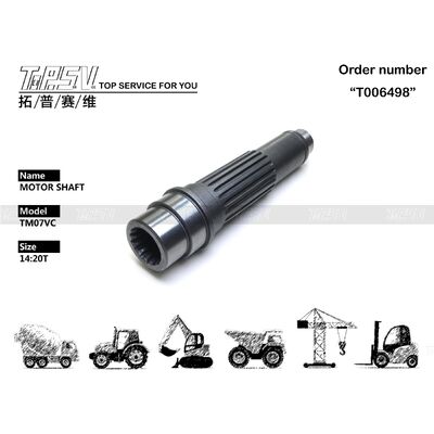 Good price Hydraulic Motor Drive R60-7 Excavator Travel Motor Shaft with High Durability and Durable Wear And Tear Resistance online