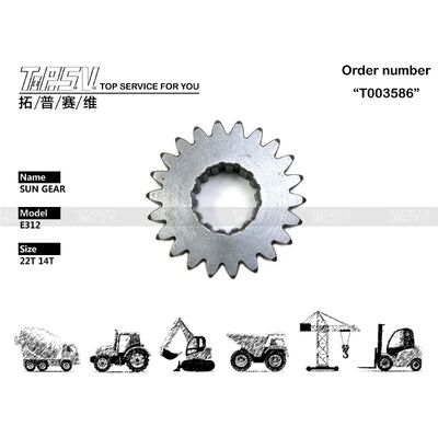 Good price 7I-7627 E312 Excavator Swing 1 Stage Sun Gear For Swing Drive Excavator Spare Parts online