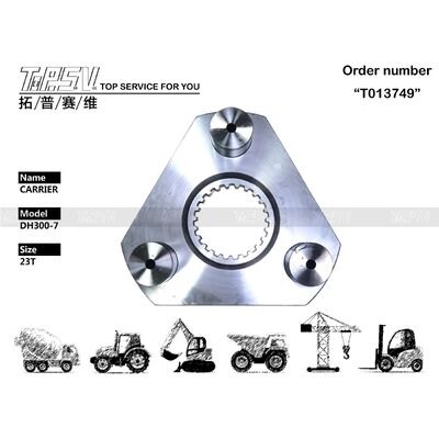 Good price 1.230-00009A DH300-7 Excavator Travel 1 Stage Carrier Parts For Travel Drive Excavator Spare Parts online